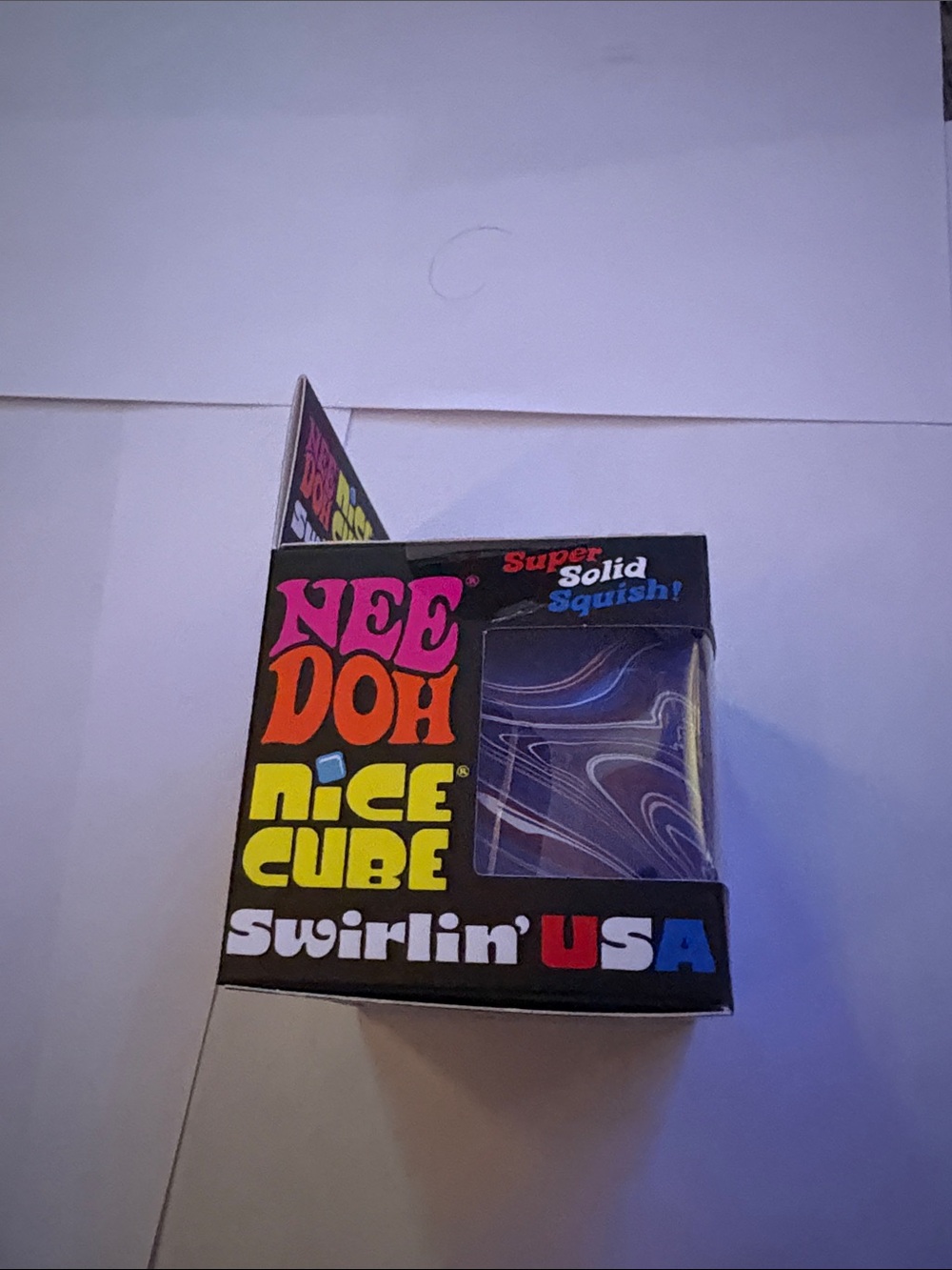 Nice Cube Swirlin' USA Solid Squish - Blue & Red - Picture 4 of 6
